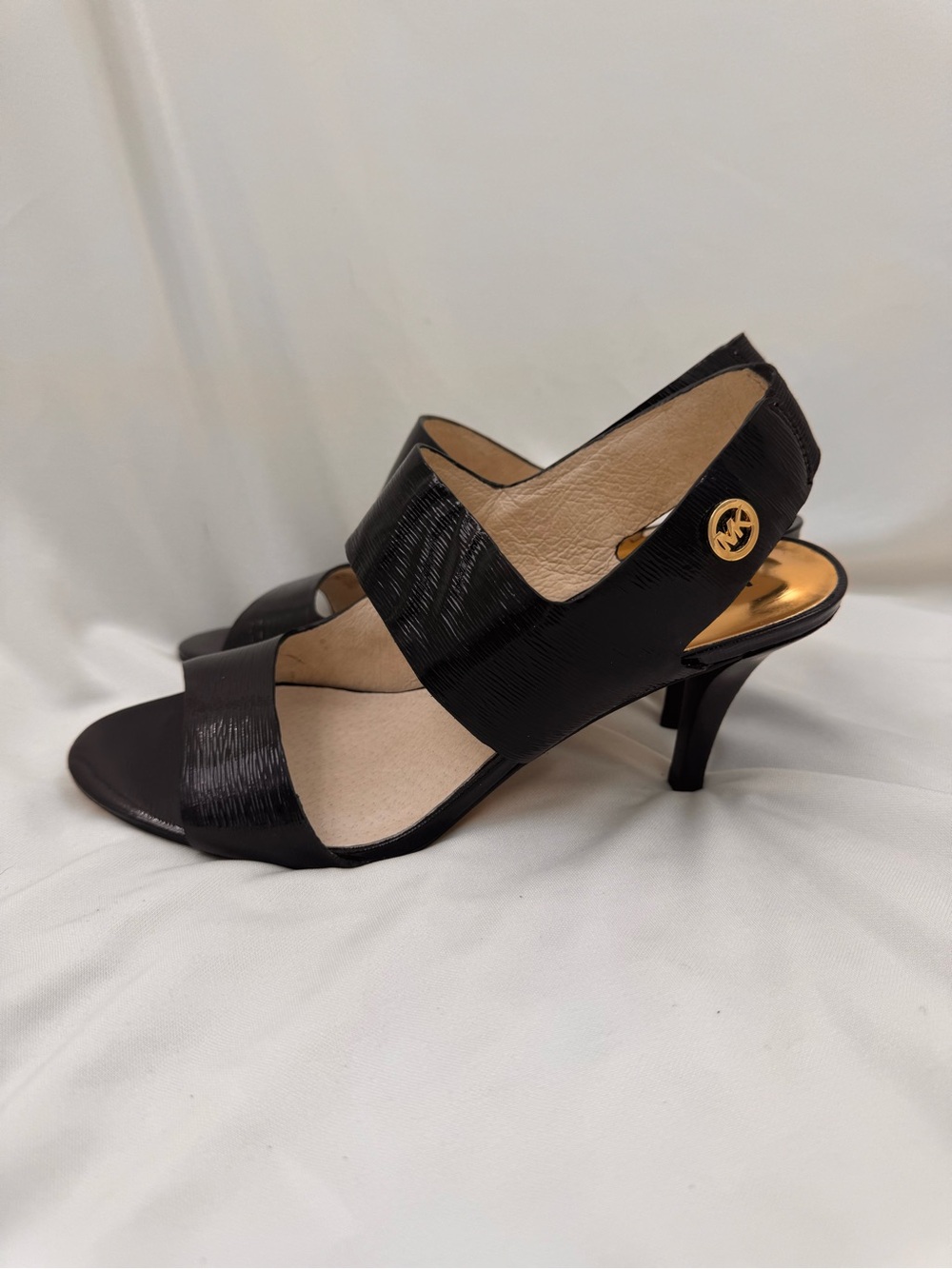 Michael Kors Black Sling Back Heels